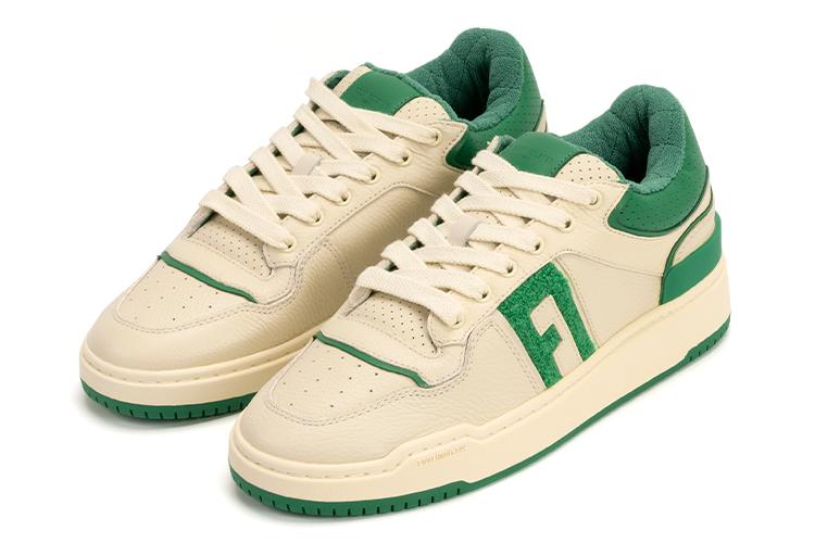 Кроссовки унисекс FOOT INDUSTRY AUA406-002 зелёный и белый, 45 EU