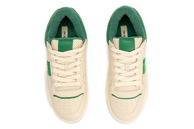 Кроссовки унисекс FOOT INDUSTRY AUA406-002 зелёный и белый, 45 EU