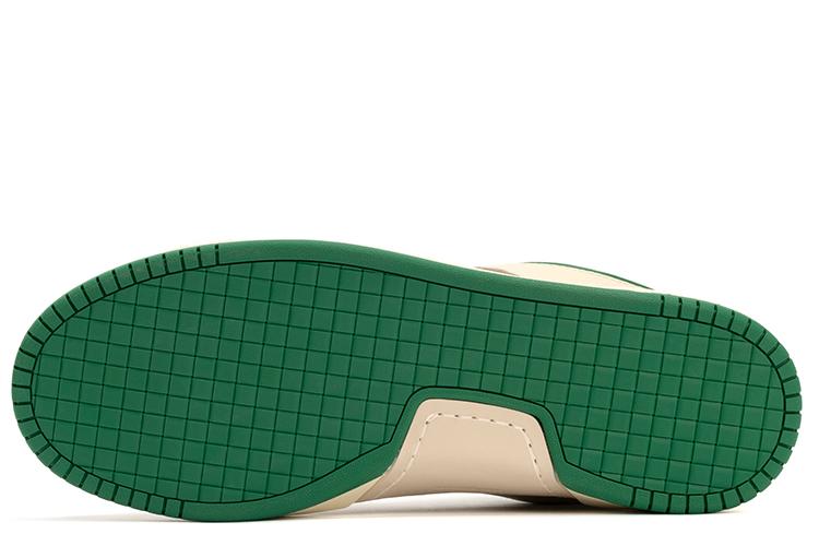 Кроссовки унисекс FOOT INDUSTRY AUA406-002 зелёный и белый, 45 EU