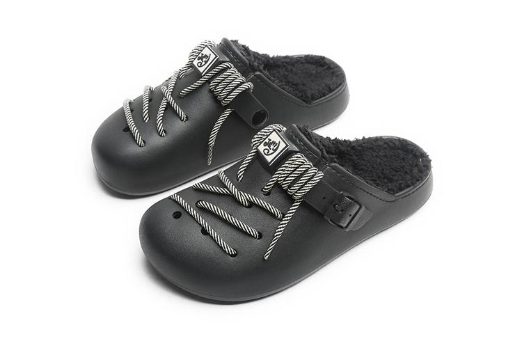 Шлепанцы унисекс Jifffly JF-777 черные, 37-38 EU