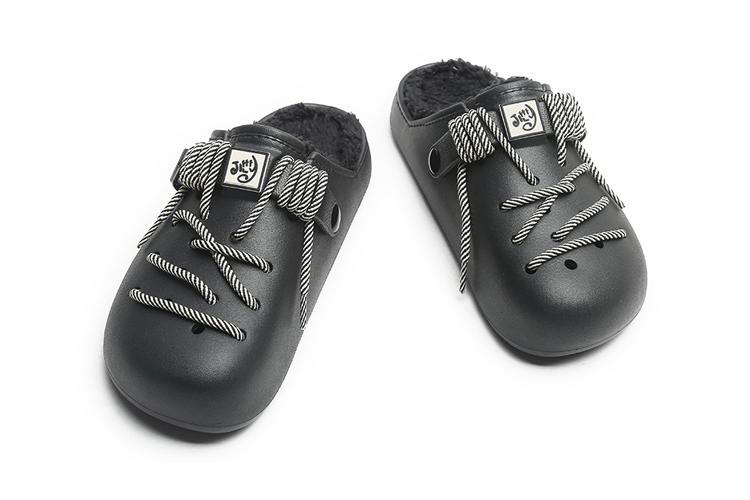 Шлепанцы унисекс Jifffly JF-777 черные, 37-38 EU