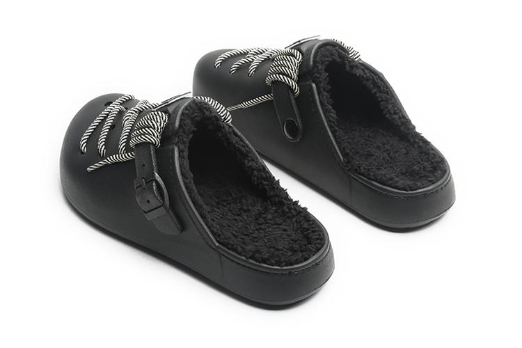 Шлепанцы унисекс Jifffly JF-777 черные, 37-38 EU