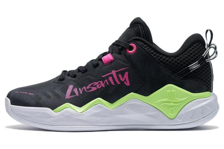 Кроссовки мужские XTEP JLIN-TEAMV2 черные, красные, зеленые, 44 EU