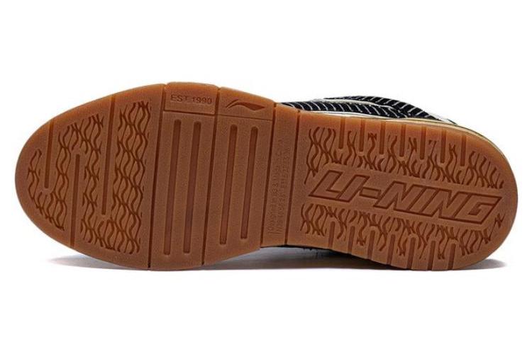 Кеды женские DISHINI x LiNing Wave Pro OSWALD белые и черные, 37 EU