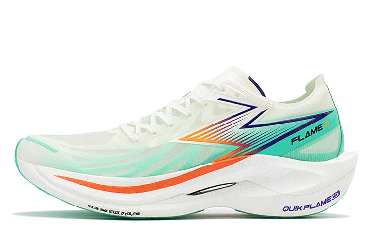 Кроссовки унисекс 361° Feiran 2 белые, зелёные, 39 EU