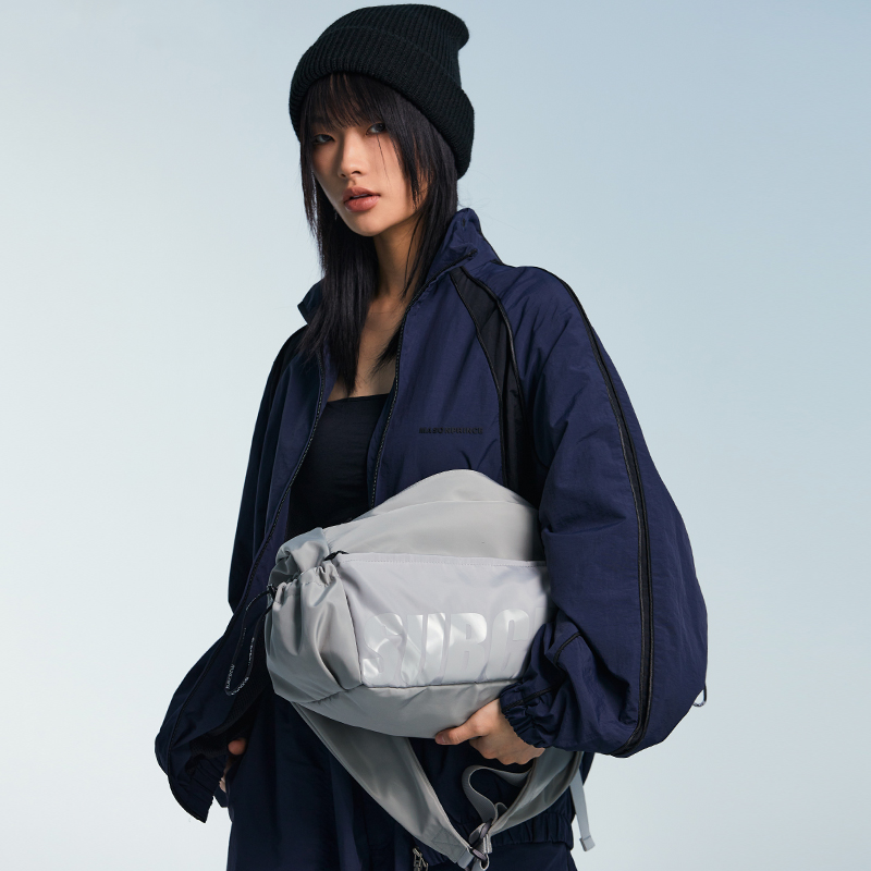 Сумка унисекс Subcrew SC23-SB035 черный/серый/хаки