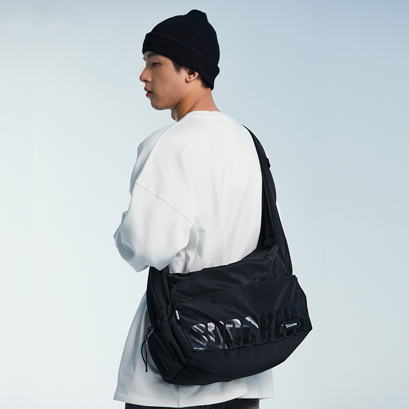 Сумка унисекс Subcrew SC23-SB035 черный/серый/хаки