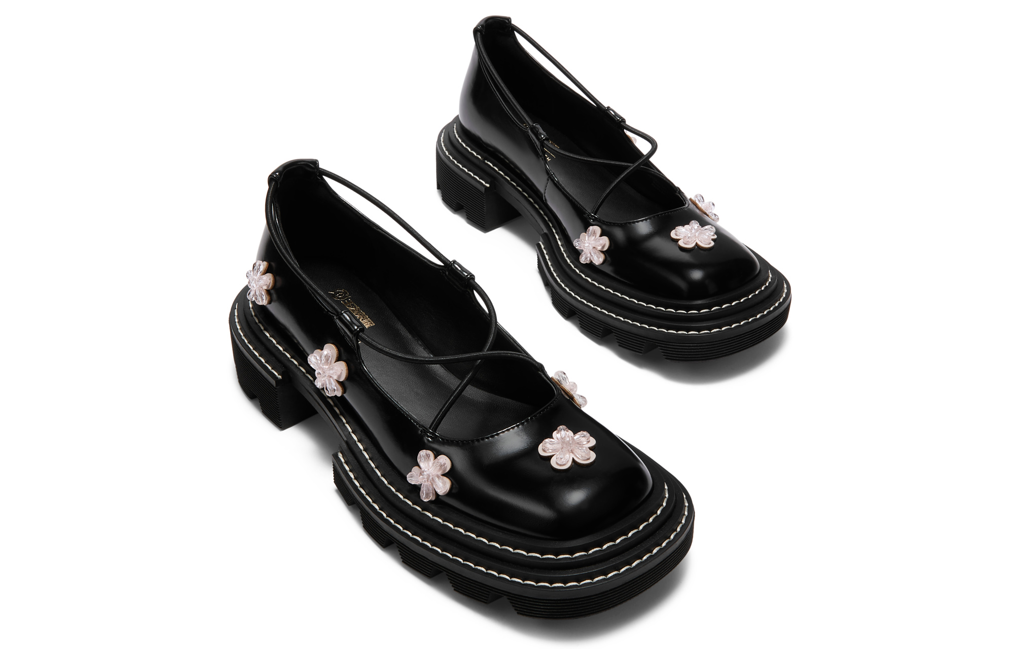 Платформенные туфли женские CHARLES&KEITH Glory Of Kings, светло-розовые, 37 EU