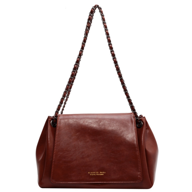 Сумка женская NOMK Tubas черная/коричневая