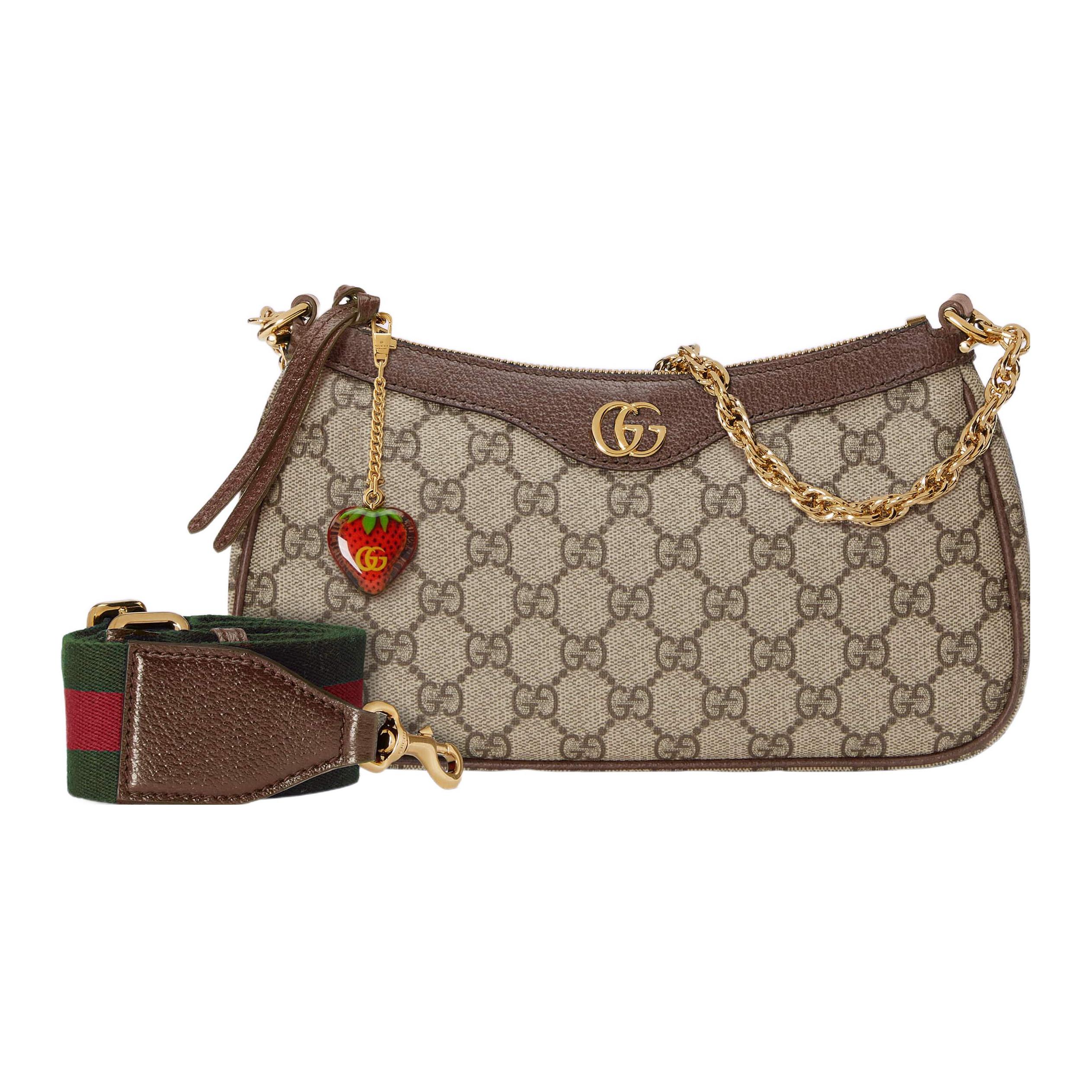 Сумка женская GUCCI Ophidia Monogram Canvas, beige-brown
