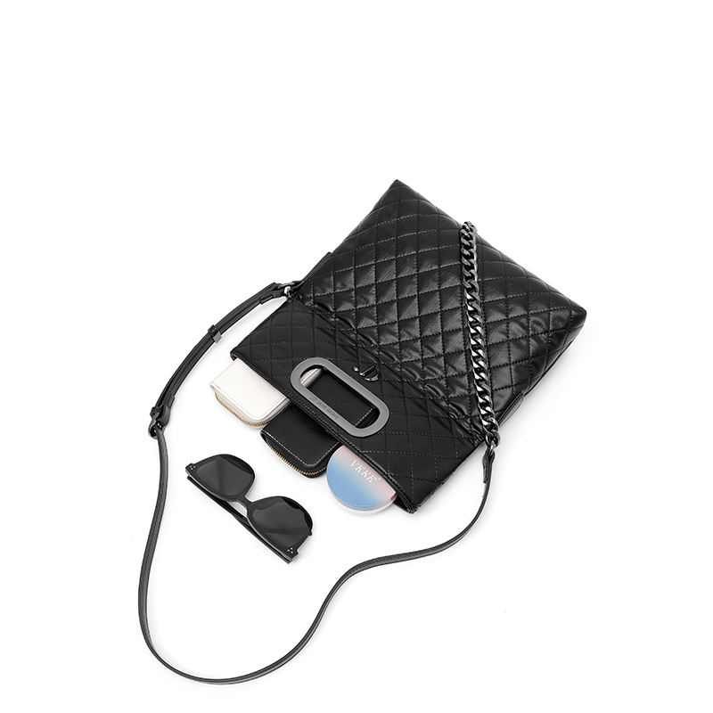 Сумка женская JANE DANCE D86590 черно-белая, Medium EU