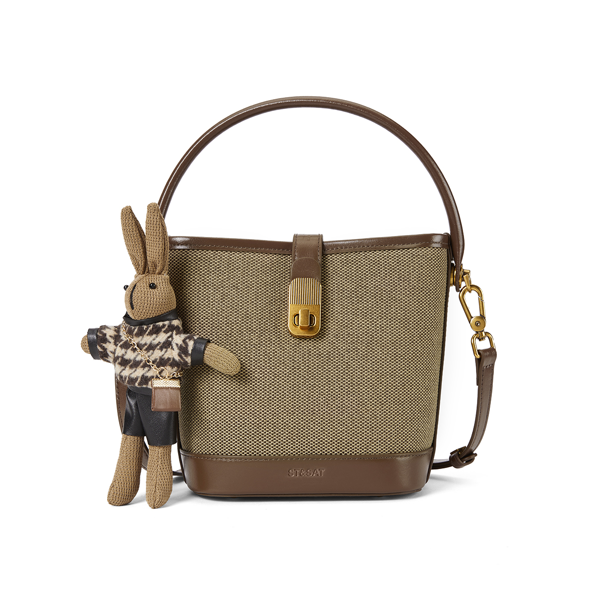 Сумка женская ST&SAT SS3521A513 кроссбоди, цвет coffee