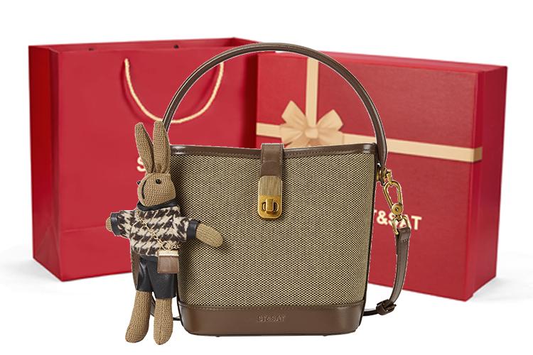 Сумка женская ST&SAT SS3521A513 кроссбоди, цвет coffee