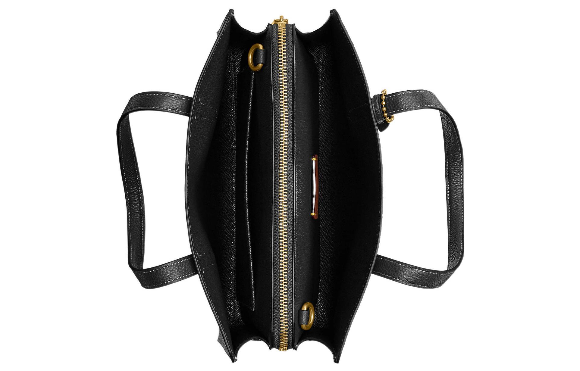 Сумка женская COACH Carter черная большого размера