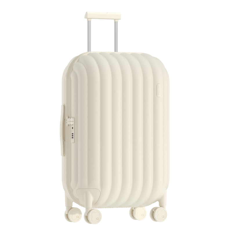 Чемодан унисекс Artrips 24 cream white, 24 inches