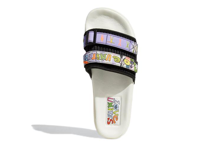 Шлепанцы унисекс Adidas Adilette 2.0 Pride, 46 EU