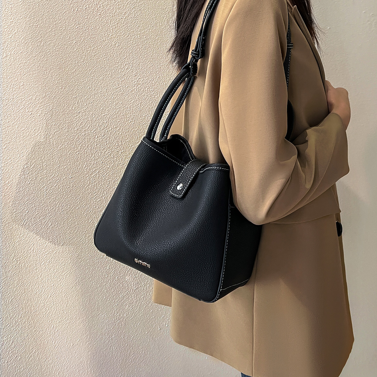 Сумка женская 15 MINS H1031CX3, elephant gray, Medium Size