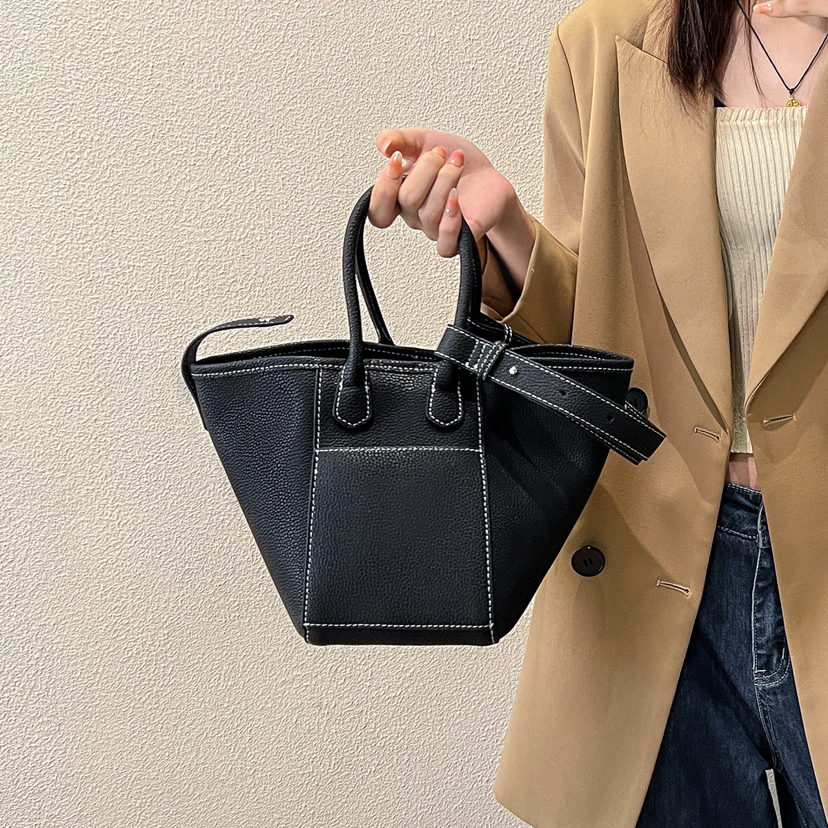 Сумка женская 15 MINS H1031CX3, elephant gray, Medium Size