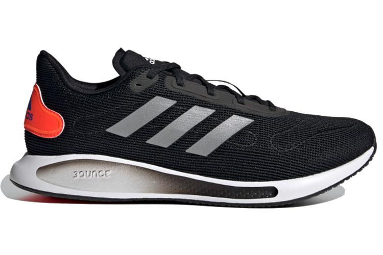 Кроссовки мужские Adidas Galaxar Run черный Solar Red, 45 1/3 EU