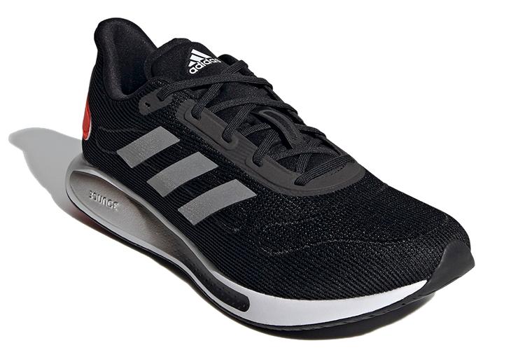 Кроссовки мужские Adidas Galaxar Run черный Solar Red, 45 1/3 EU