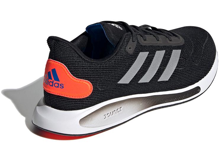 Кроссовки мужские Adidas Galaxar Run черный Solar Red, 45 1/3 EU