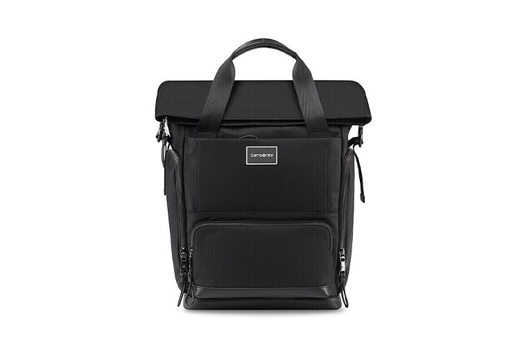 Рюкзак унисекс SAMSONITE TM7-004 черный/хаки, Basic Set (Bag+Tag) EU