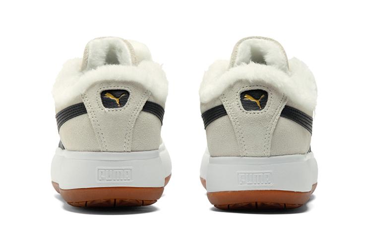 Кеды женские PUMA Suede Mayu Fur, белые