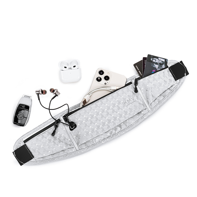 Сумка-слинг унисекс KMV Waterdrop water ripple silver