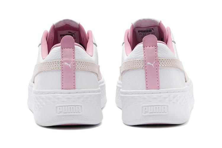 Спортивные кеды женские PUMA Smash Platform Low белые, 39 EU