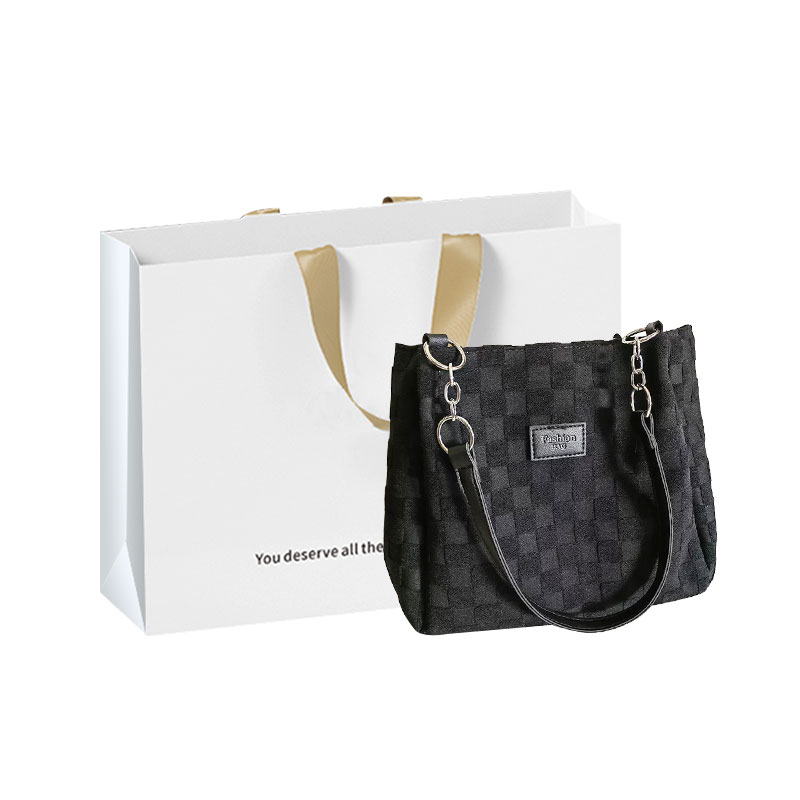 Сумка женская Aini Rabbit черная, бежевый, белый