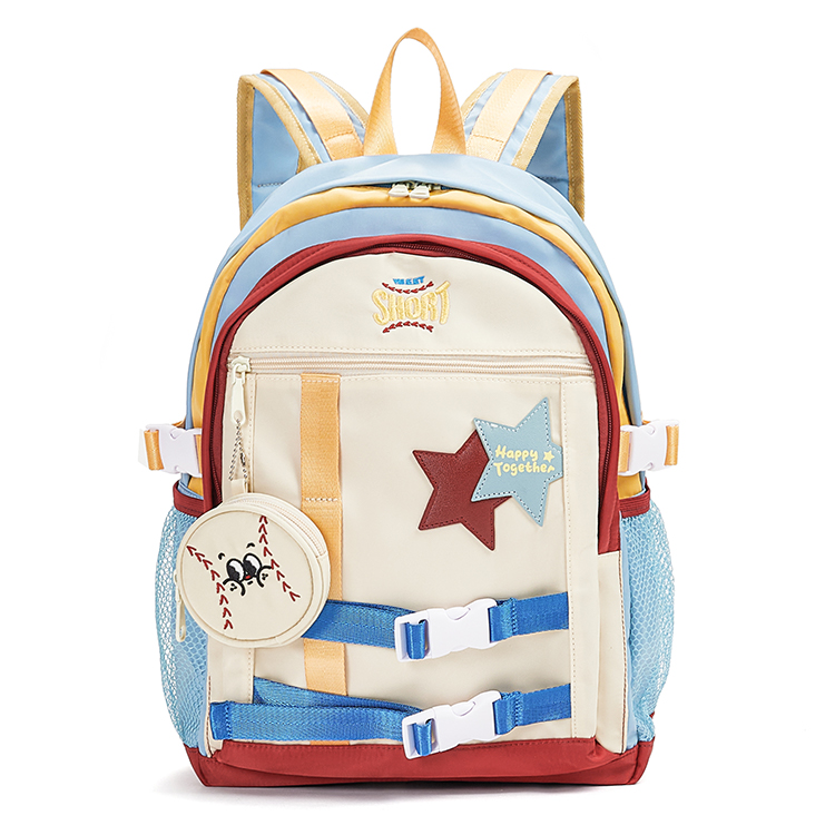 Рюкзак женский Sound For Life YM0768-01 бело-голубой