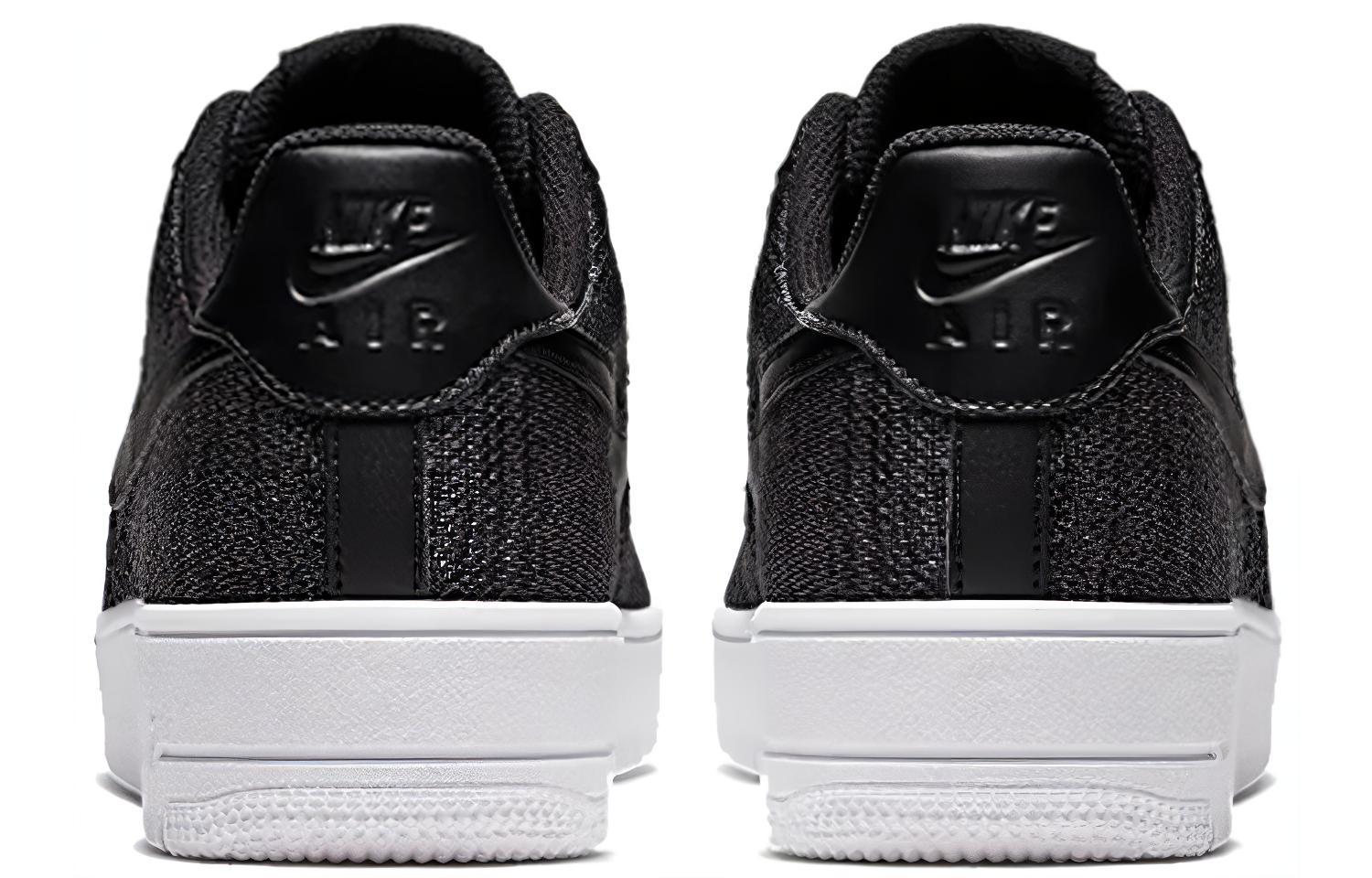 Кроссовки мужские Nike Air Force 1 Flyknit 2.0 черные, 41 EU