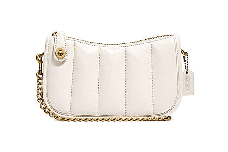 Сумка женская COACH Swinger белая