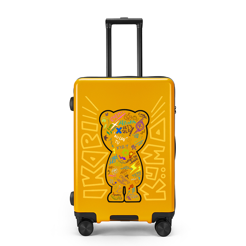 A graffiti bear (yellow)