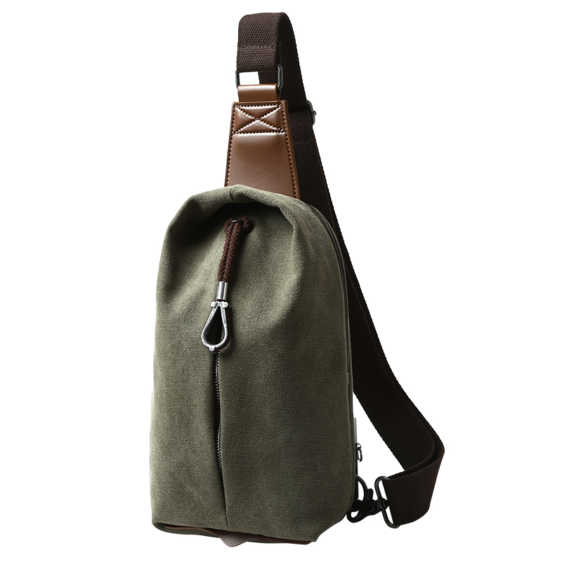 Слинг-сумка мужская MOYYI MY-8004 серый дымчатый циан