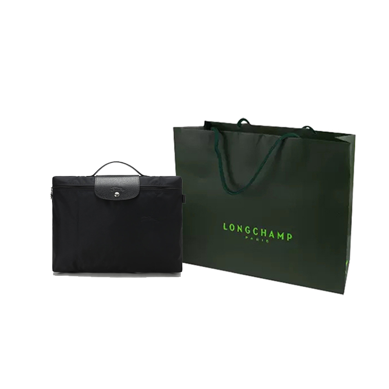 Сумка для ноутбука женская LONGCHAMP Le Pliage зелёная