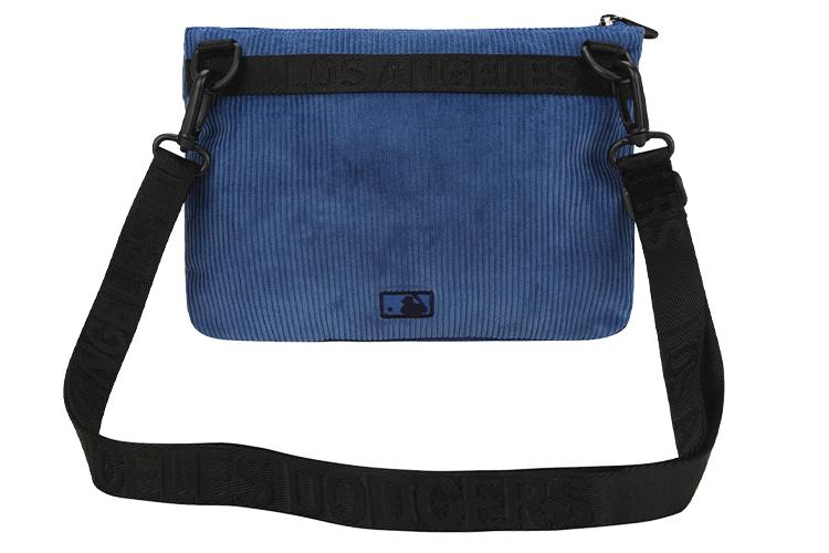 Кроссбоди-сумка унисекс MLB 32BGDG011 горчично-желтый/синий/хаки