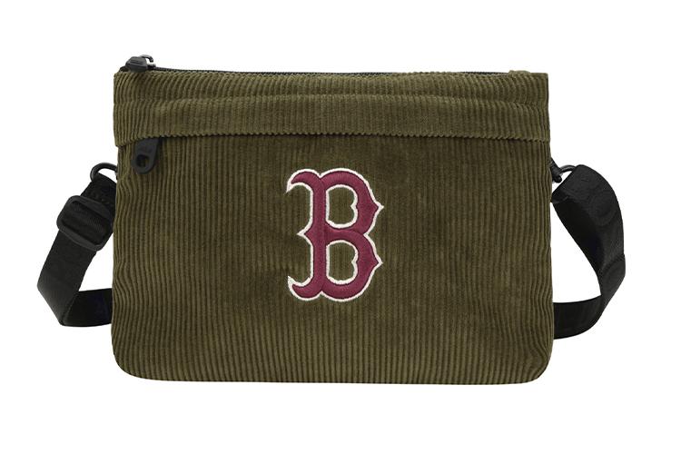 Кроссбоди-сумка унисекс MLB 32BGDG011 горчично-желтый/синий/хаки