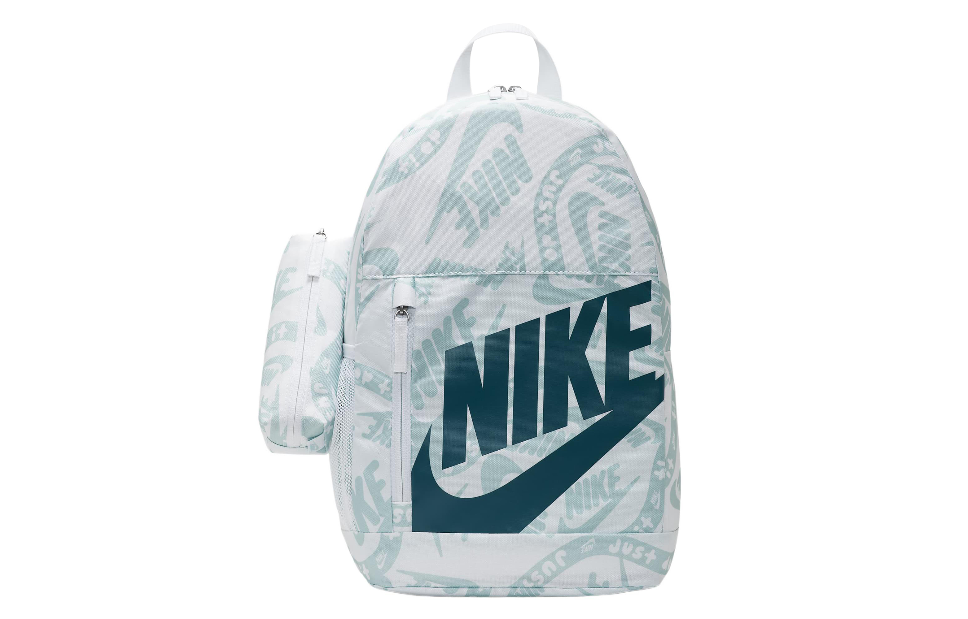 Рюкзак унисекс Nike FB2818-100 белый и Geode Teal