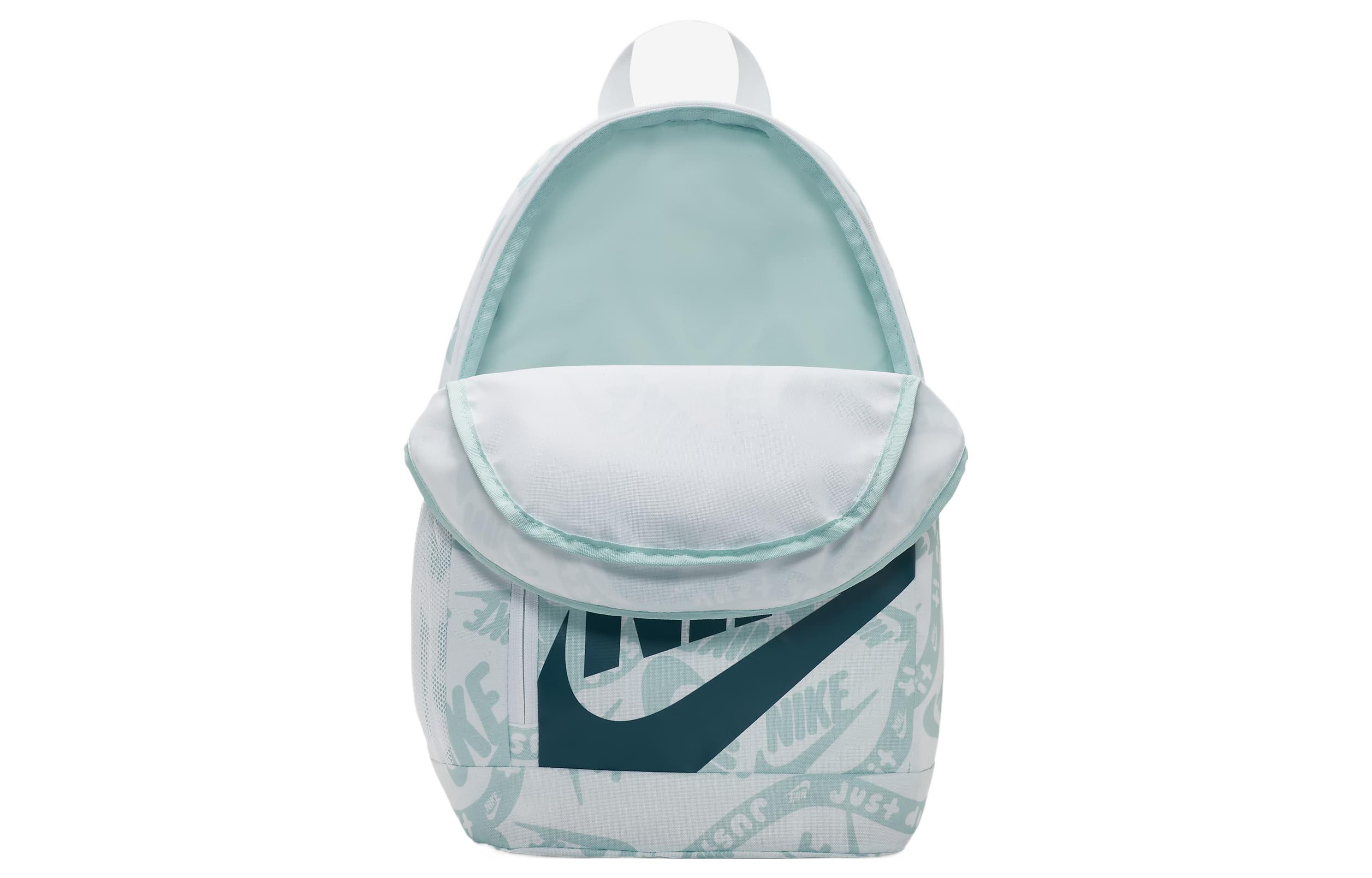 Рюкзак унисекс Nike FB2818-100 белый и Geode Teal