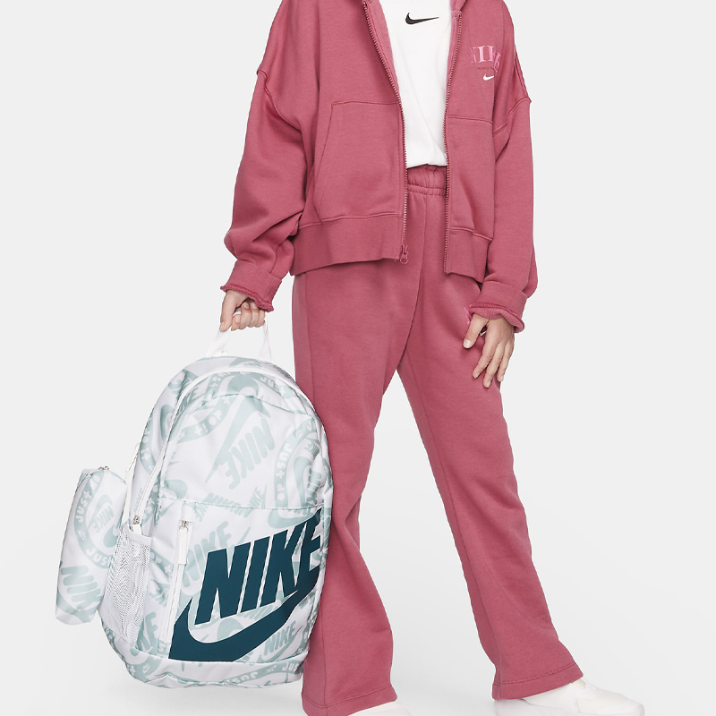 Рюкзак унисекс Nike FB2818-100 белый и Geode Teal