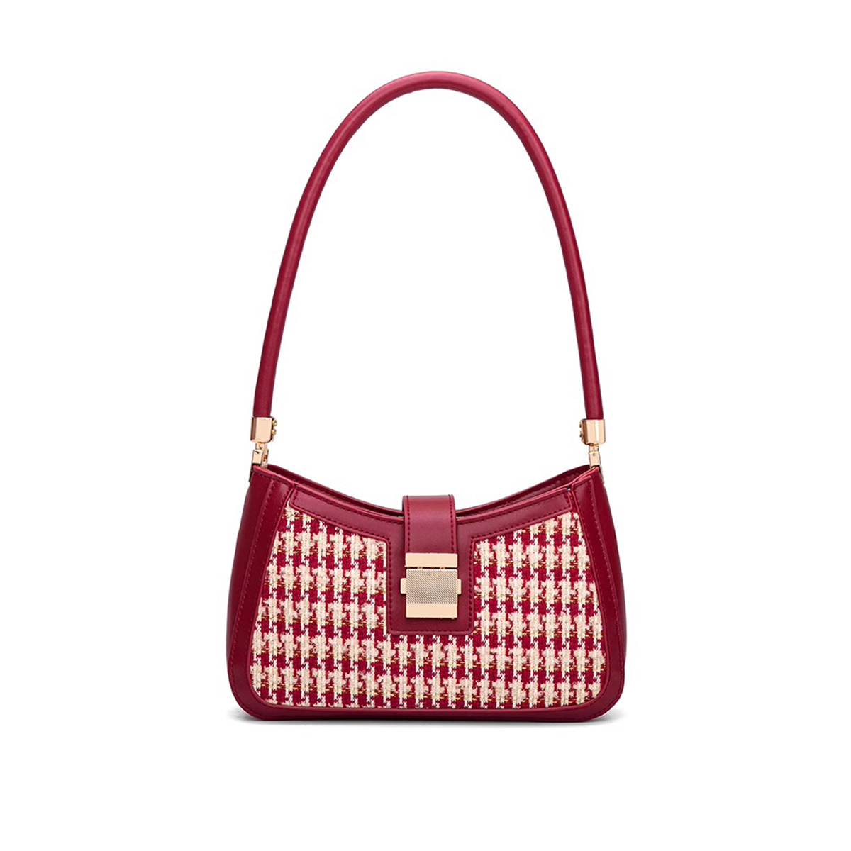 Сумка женская Worm's Home PU Wedding Set красная (red houndstooth