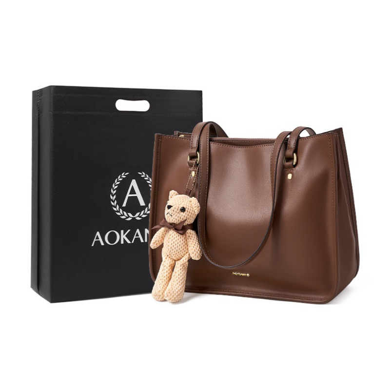 Сумка женская AOKANG BG703139 экрю/какао