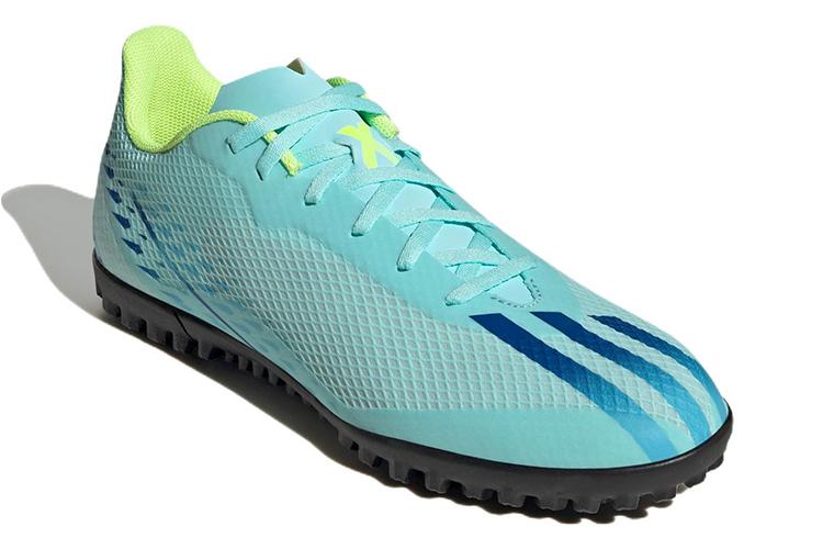 Бутсы унисекс adidas X Speedportal.4 синий, зеленый, черный, 40 EU