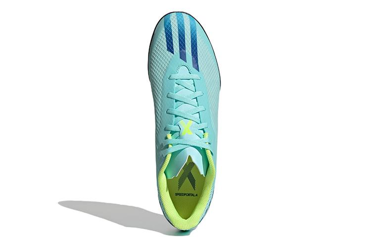 Бутсы унисекс adidas X Speedportal.4 синий, зеленый, черный, 40 EU
