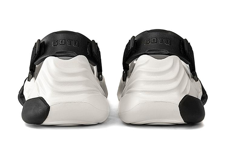 Сандалии унисекс GOTO G-1117 черно-белые, 41 EU