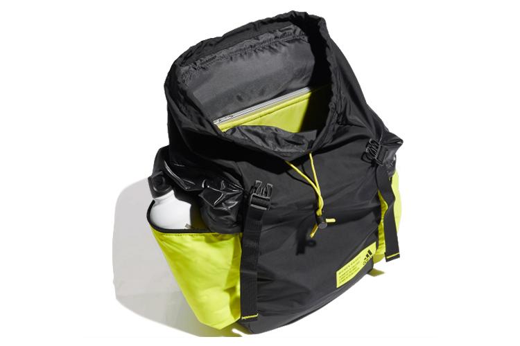 Рюкзак унисекс Adidas GM4545 черный, кислотно-зеленый, желтый