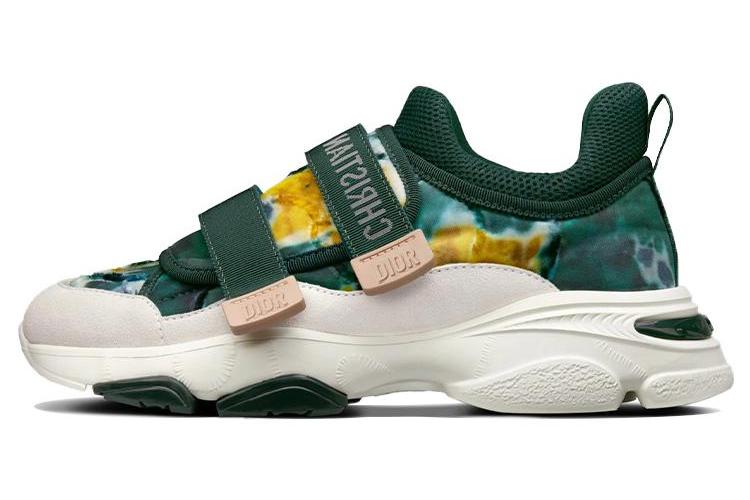 Кроссовки женские DIOR D-Wander, pine green, 35 EU