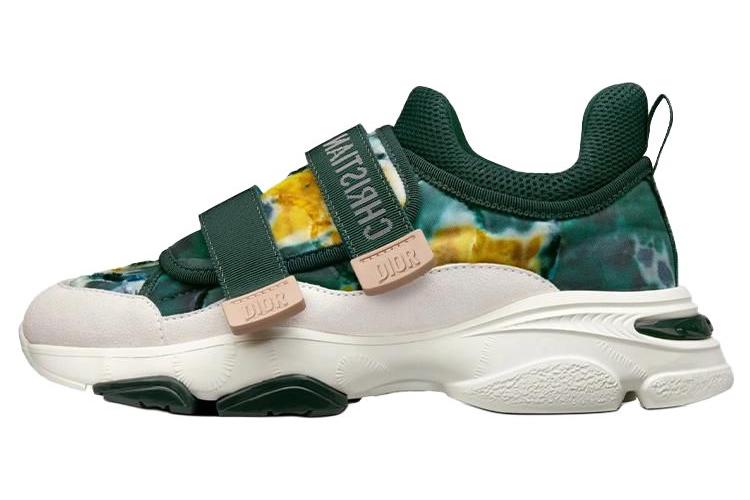 Кроссовки женские DIOR D-Wander, pine green, 35 EU