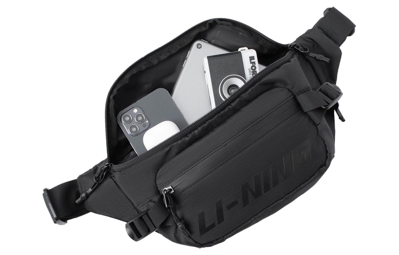 Сумка через плечо унисекс LiNing ABLS155-3 черная